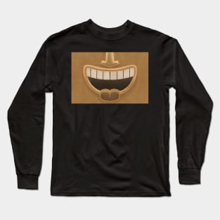 Honey Tiki Smile Mask! Long Sleeve T-Shirt